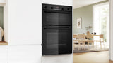 Bosch Series 4 Built-in double oven - Black | MBA533BB3B
