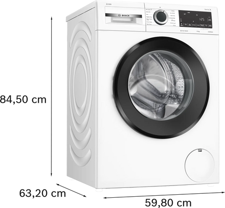 Bosch Series 6 washing machine, digital display