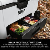 Ninja FrostVault 65QT/61L Wheeled Cooler with Dry Zone - Slate Grey | FB265EUUKGY