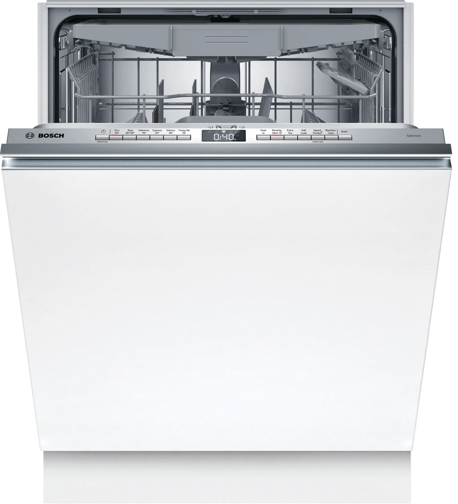 Bosch Series 4 60cm Fully-Integrated Dishwasher Variable Hinge - White | SMH4HVX14G