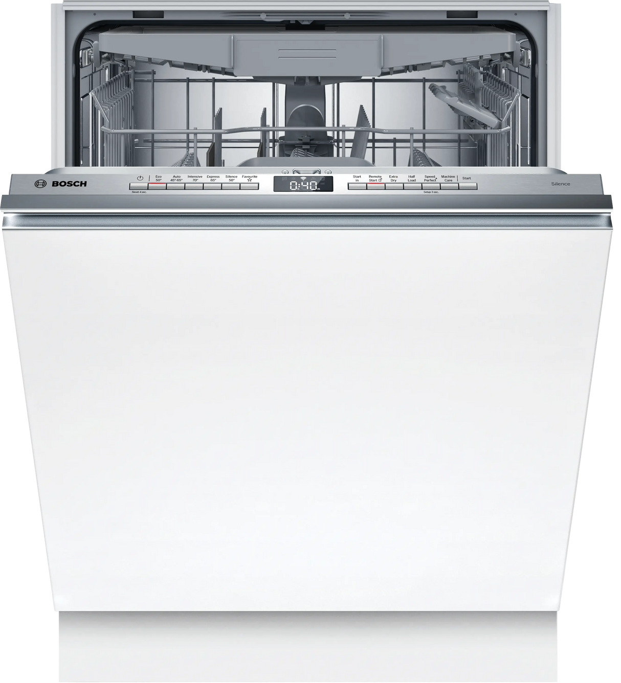 Bosch Series 4 60cm Fully-Integrated Dishwasher Variable Hinge - White | SMH4HVX14G