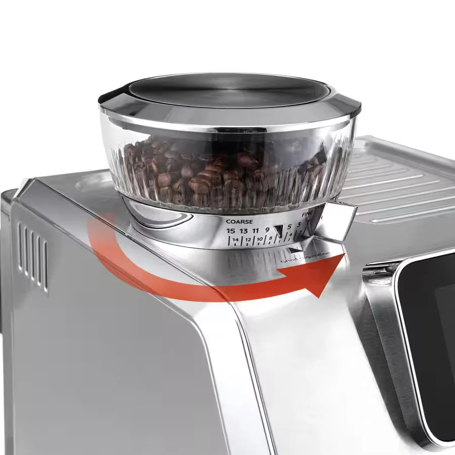 Delonghi La Specialista Touch Manual Pump Bean to Cup Coffee Machine - Stainless Steel | EC9455.M