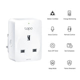 Tapo Mini Smart Wi-Fi Plug Energy Monitoring 4pk | TAPOP110M(4-PACK)