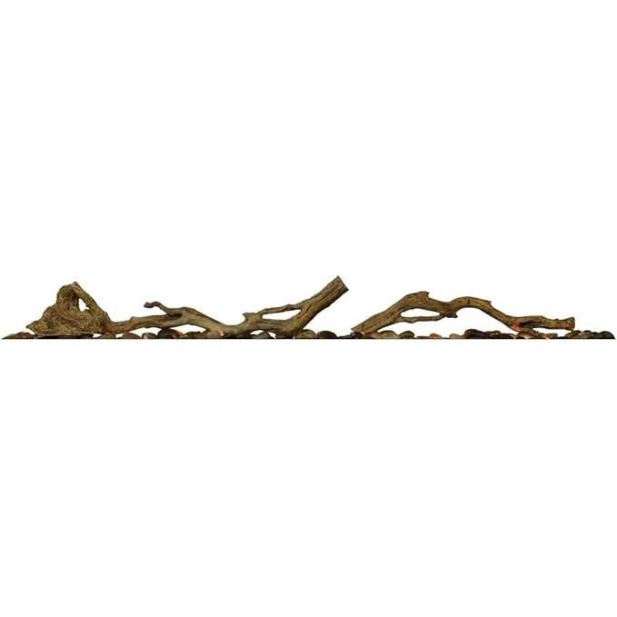 Dimplex Driftwood & River Rock Fuel Bed Fireplace Accessory, Suitable for 50" LED Dimplex Fire | LF50DWS