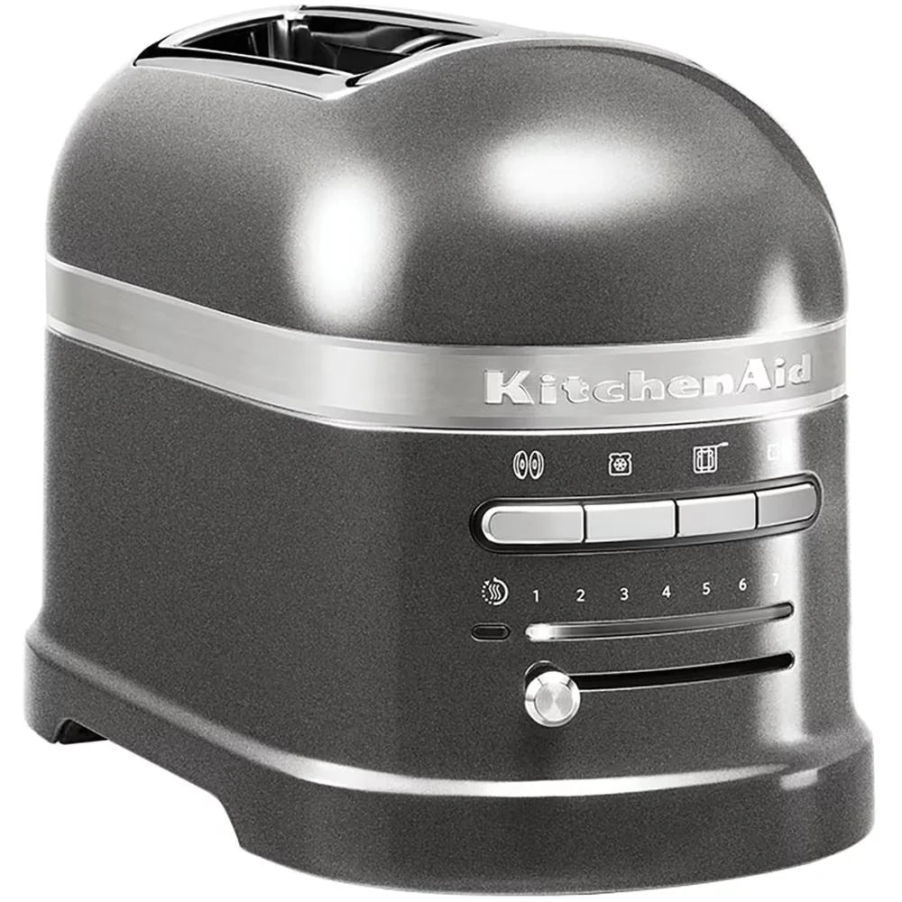 KitchenAid 2 Slice Artisan Toaster - Medallion Silver | 5KMT2204BMS