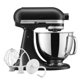 KitchenAid Mixer Tilt-Head 4.8L Artisan - Matte Black | 5KSM125BBM
