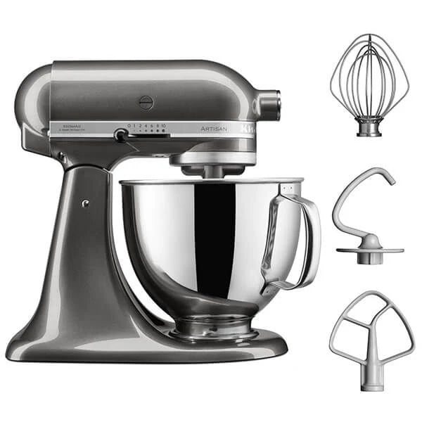KitchenAid Mixer Tilt-Head 4.8L Artisan - Liquid Graphite | 5KSM125BQG