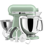 KitchenAid Mixer Tilt-Head 4.8L Artisan With Accessories - Pistachio | 5KSM175PSBPT
