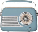 iTek AM/FM Vintage Radio With Bluetooth - Blue | I60028BLU