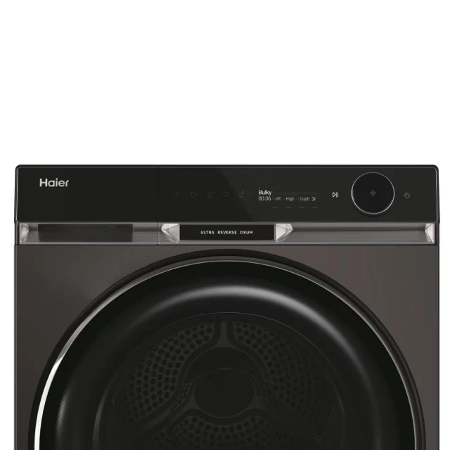 Haier X Series 9kg Heat Pump Tumble Dryer - Graphite | HD90-A3Q397PGU1-UK
