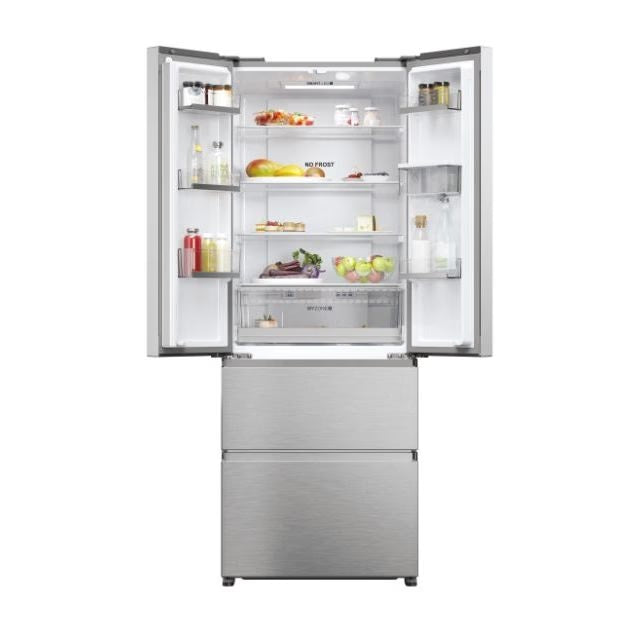 Haier 70cm Fridge Freezer Stainless Steel HFR5719EWMP