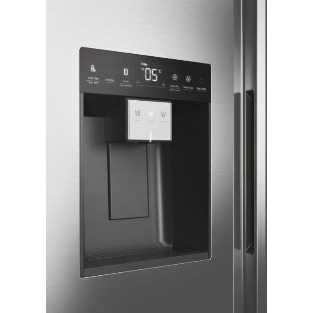 Haier American Style Fridge Freezer Stainless Steel | Plumbed | HSW59F18DIMM
