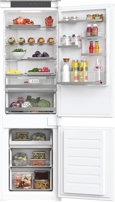 Hoover 70:30 Frost Free Integrated Fridge Freezer HFTN5518EW-1