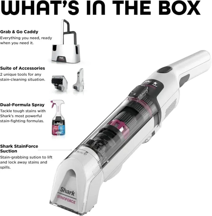 Shark StainForce Cordless Stain-Destroying Spot Cleaner | HX100UKT