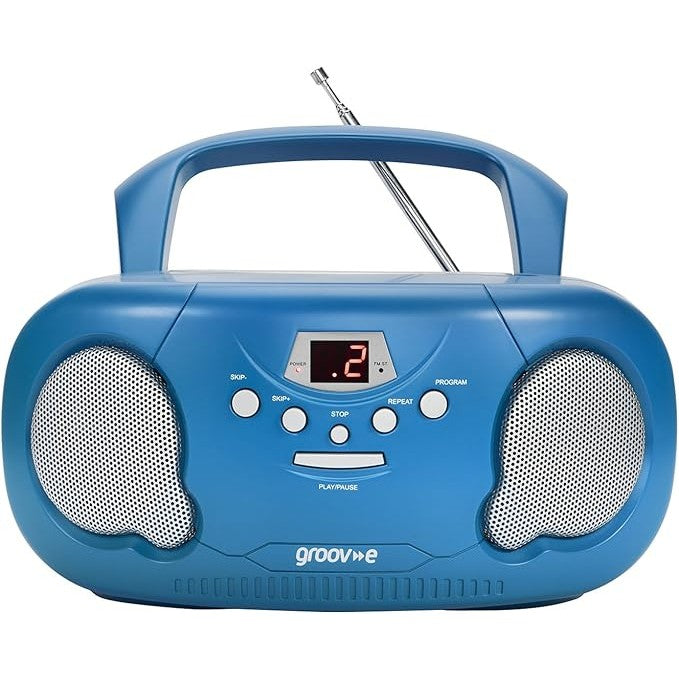 Groov-e Portable CD & Radio Blue 294966