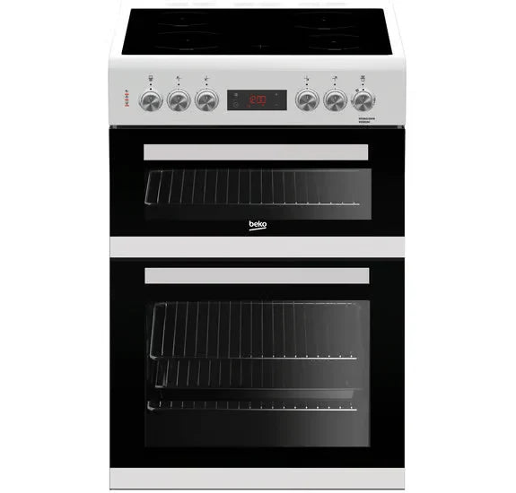 Beko 60cm Double Oven Electric Cooker | KDC653W