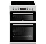 Beko 60cm Double Oven Electric Cooker | KDC653W