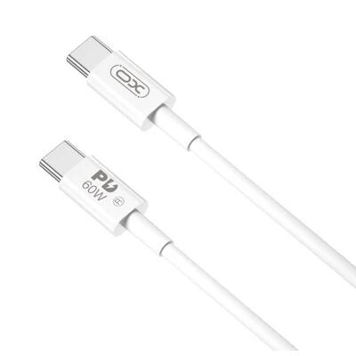 XO Cable PD USB-C - USB-C 2m 60W - White | EXSXO-NB-Q190B