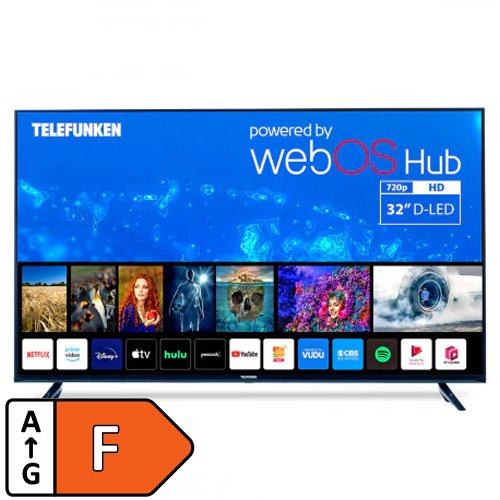 Telefunken 32" DLED HD WebOS Smart TV | TS3211