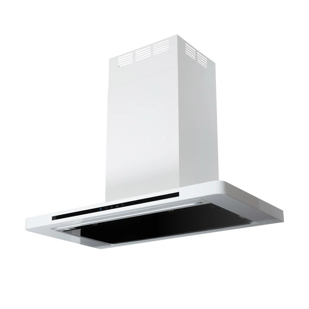 Luxair LINEA Premium 90cm Slimline Cooker Hood - White | LA-90-LINEA-WHT