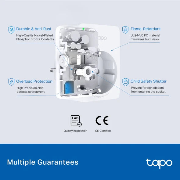Tapo Mini Smart Wi-Fi Plug, Energy Monitoring | TAPOP110M