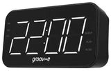 Groove Curve Rechargeable Alarm Clock Radio - Black | GVCR02BK