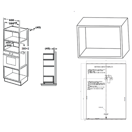 Beko Integrated Microwave BMGB25333X