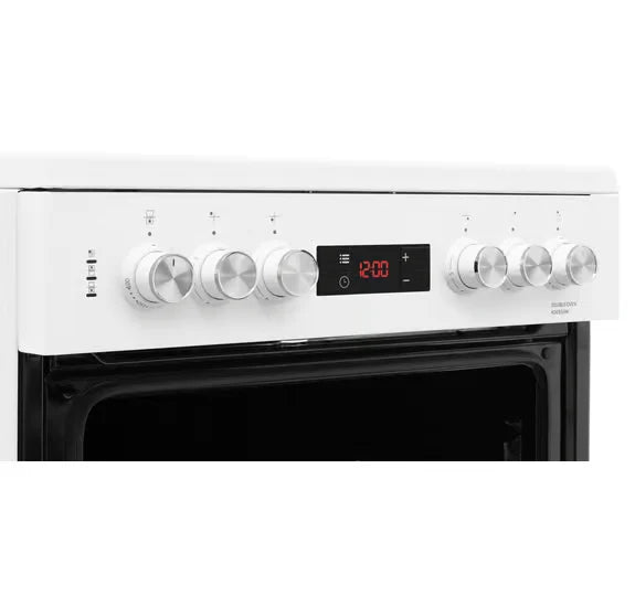 Beko 60cm Double Oven Electric Cooker | KDC653W