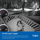 Tapo Indoor/Outdoor Home Security Wi-Fi Camera | TAPOC120