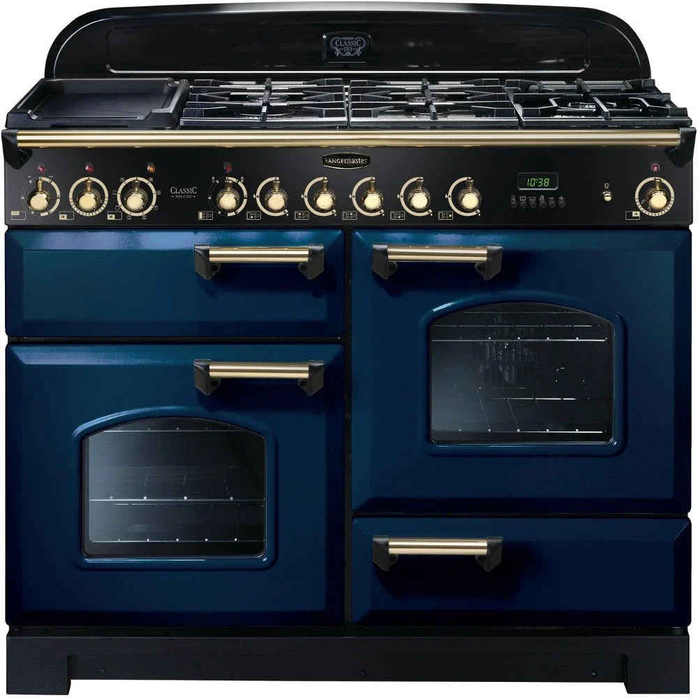 Classic Deluxe 110 Dual Fuel - Regal Blue & Brass | CDL110DFFRB/B