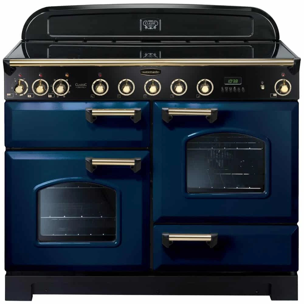 Rangemaster Classic Deluxe 110cm Induction - Brass Trim | CDL110EI