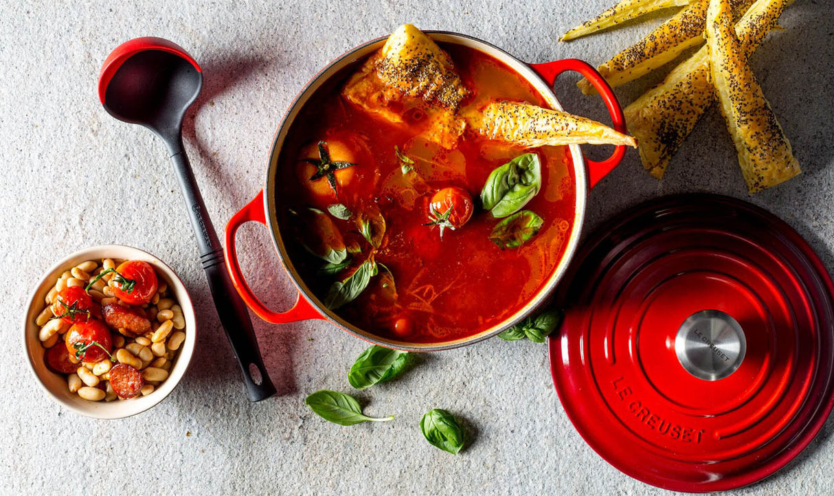 Le Creuset Signature 26cm Cast Iron Round Casserole - Cerise | 21177260602430