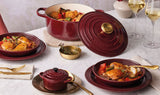 Le Creuset Signature 22cm Cast Iron Round Casserole - Garnet | 21177229494441