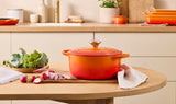 Le Creuset Signature 24cm Cast Iron Round Casserole - Volcanic | 21177240902430