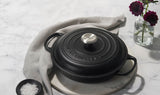 Le Creuset Signature 30cm Cast Iron Shallow Casserole - Satin Black | 21178300002430
