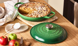 Le Creuset Signature 26cm Cast Iron Shallow Casserole - Bamboo Green | 21180264082430