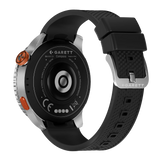 Garett Smartwatch Compass GPS - Orange & Silver | COMPASS GPS SILVER S