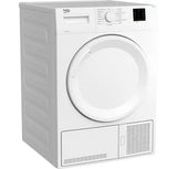 Beko 8kg Condenser Tumble Dryer with Sensor Programmes - White | DTKCE80021W