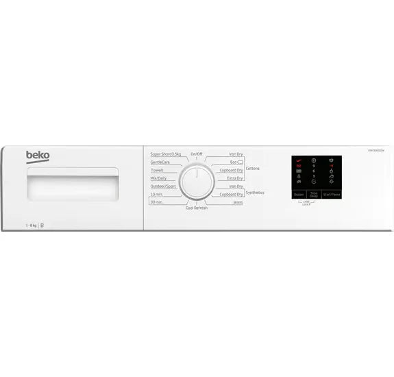 Beko 8kg Condenser Tumble Dryer with Sensor Programmes - White | DTKCE80021W