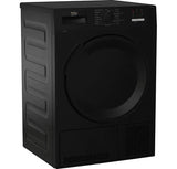 Beko 8kg Condenser Tumble Dryer with Sensor Programmes - Black | DTLCE80051B