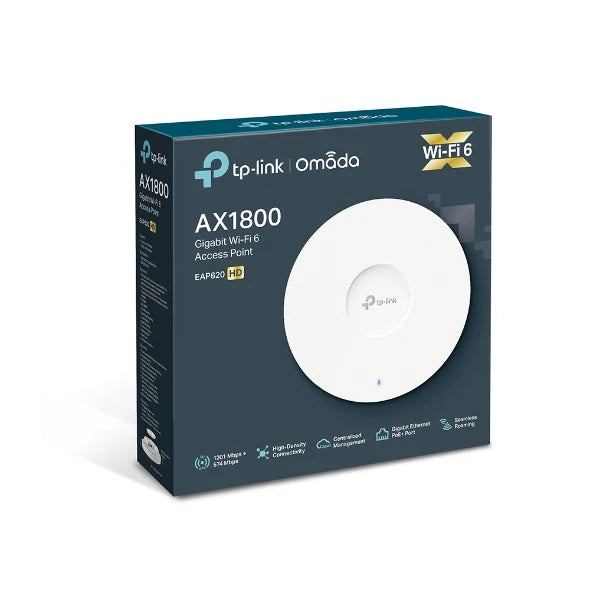 TP Link AX1800 Wireless Dual Band Ceiling Mount Access Point | EAP620HD