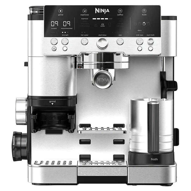 Ninja Luxe Cafe Premier Espresso Machine - Black & Stainless Steel | ES601UKBK