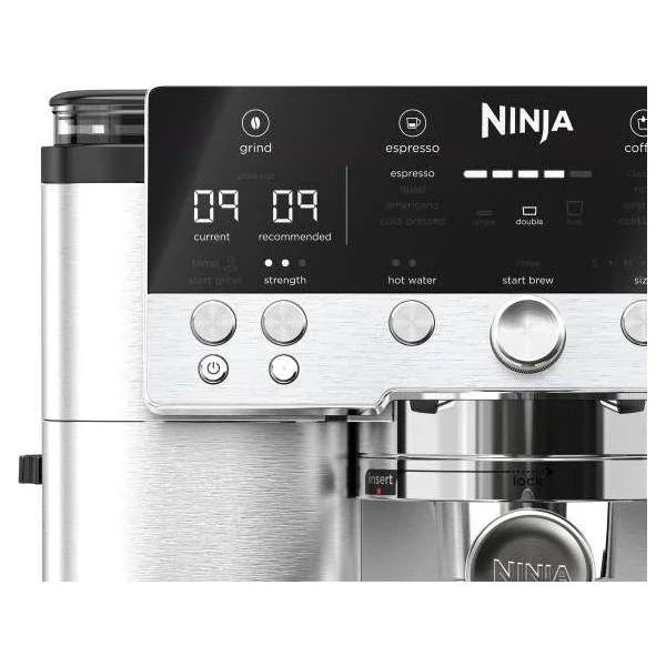 Ninja Luxe Cafe Premier Espresso Machine - Black & Stainless Steel | ES601UKBK