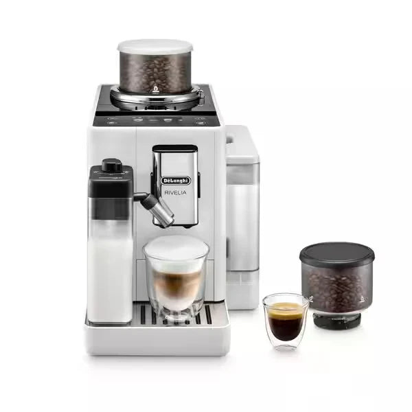 DeLonghi Rivelia 1.4L Automatic Coffee Machine - White | EXAM440.55W