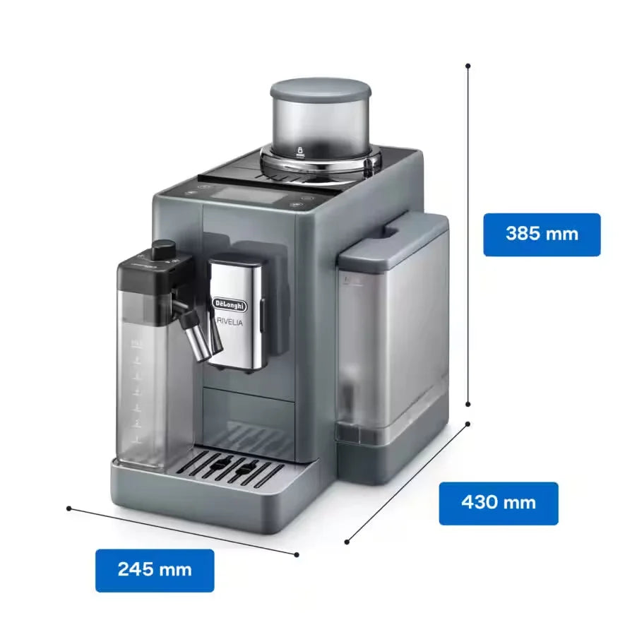 DeLonghi Rivelia LatteCrema 1.4L Automatic Coffee Machine - Grey | EXAM440.55G