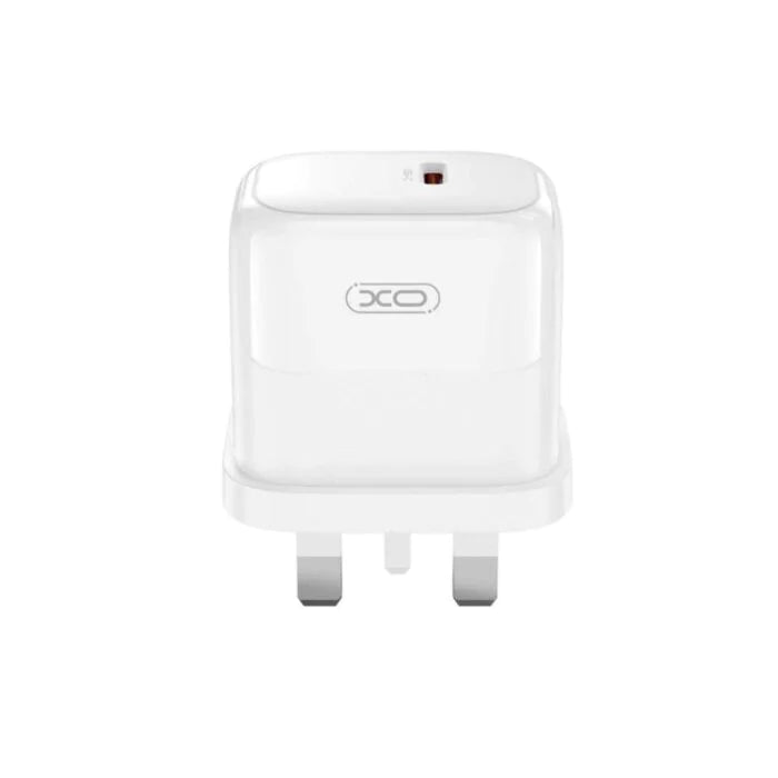 XO White L136 Pd20W 1 Usb-C Fast Charger - White | EXSXO-L136IRL-UK