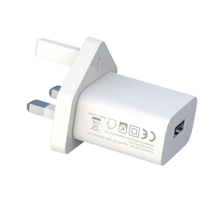 XO L99 (Irl-Uk) 2.4A Home Charger - White | EXSXO-L99IRL-UK