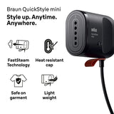 Braun Carestyle Mini Travel Garment Steamer - Black | GS1071BK
