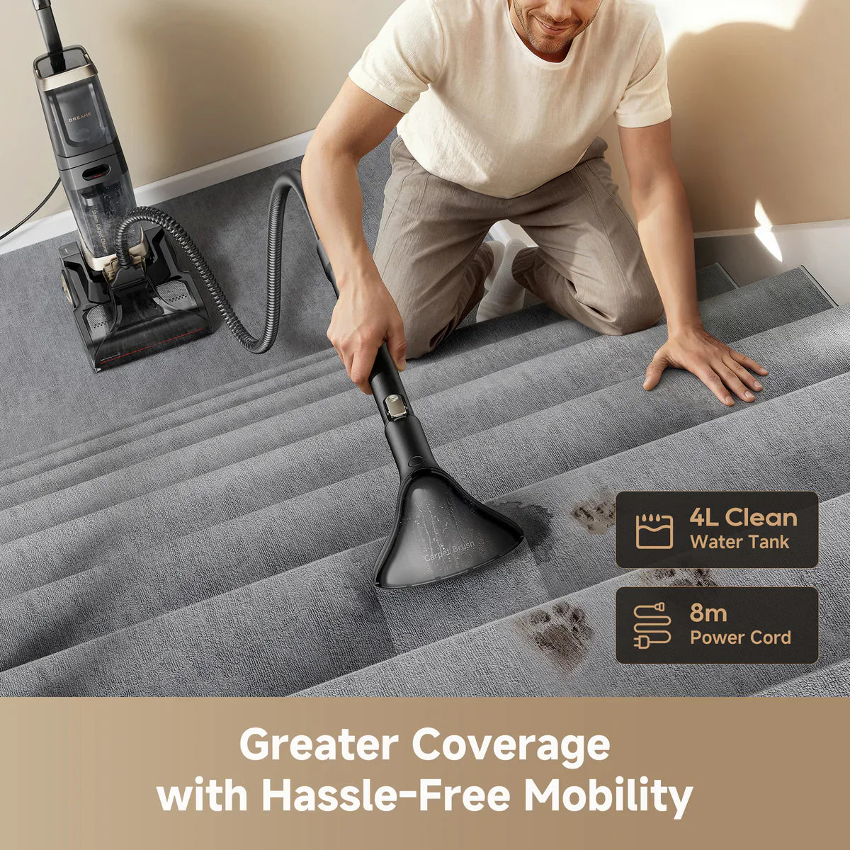 Dreame CU20 Pro Steam Carpet Cleaner | HCU11A