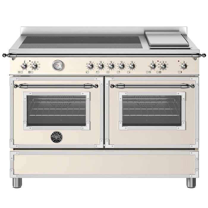 Bertazzoni 120cm Induction Range Cooker HER125I2E - Ivory